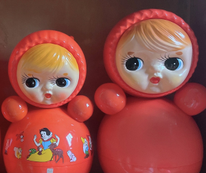 日本昭和复古风铃迪士尼米奇 儿童童趣风铃 中古玩具蟹籽yuuu1