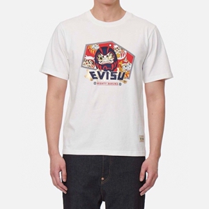 evisu福神夏季不倒翁短袖t恤男女同款2eshtm2ts5