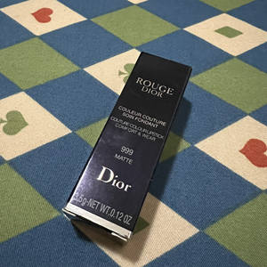 出迪奥dior蓝管哑光999 全新 海南免税店购入 保真 可