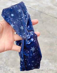 专柜礼 雅诗兰黛蓝色发带丝绒星星束绳带