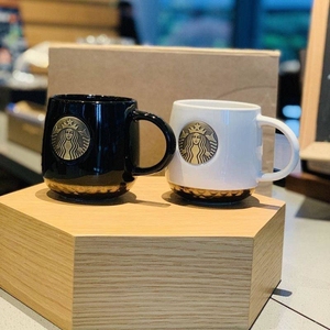 【包邮】2021星巴克新款限量版铜章珐琅杯 星巴克马克杯子男