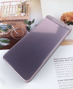 夏普手机601sh粉紫色日本翻盖智能手机戒网机sh-602粉