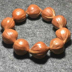 橄榄核蒜头核手串,1.9大核,原料原皮手链,天然矮桩,超大超