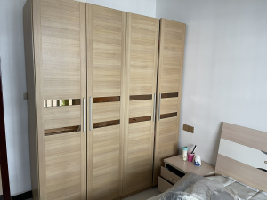 雅宝 自家用现代简约大衣柜收纳家用卧室整体平开门衣橱储物柜子