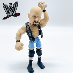 现货美国关节可动人偶外贸散货wwe摔跤手纪念版冷石奥斯丁手办