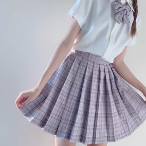 大刀出 放学来玩吧 紫薯格jk制服裙学院女子高腰
