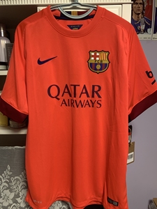 (元年球衣)巴萨苏神14-15赛季客场球迷版球衣.