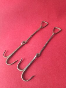 扁担钩老铁挂钩如意钩自在钩铁壶挂钩到代的年份货,南方地域特色