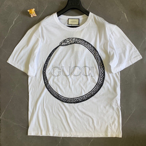 gucci古驰 蛇 白色短袖t恤