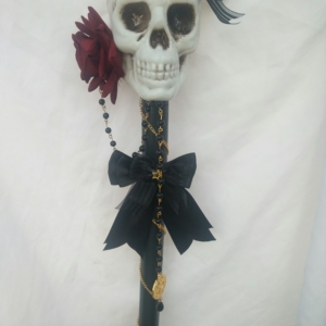 【包邮】lo手作权杖配饰洛丽塔英伦基佬哥特暗黑拍照法杖魔法棍