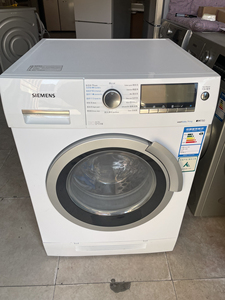 高端西门子iq700洗烘一体滚筒洗衣机,3d空气冷凝,大屏液