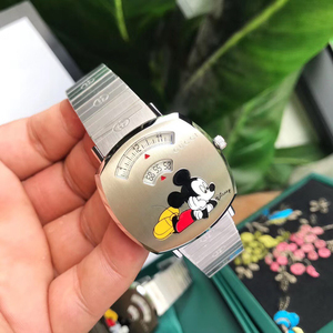 gucci古驰米奇手表男表女表古奇grip系列钢带肖战同款