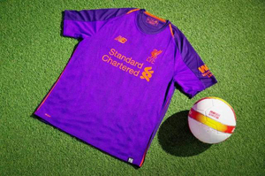 求购利物浦18-19赛季,紫色客场m码球衣,印没印号都行,要