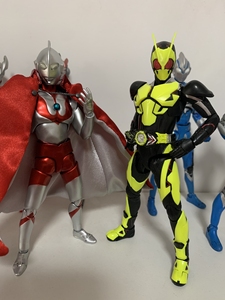 万代shf初代奥特曼 宇宙超人 电镀初代 shf 假面骑士0