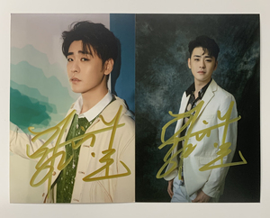 (保真)张云雷杨九郎亲笔签名照,张云雷周边签名照,张云雷单人