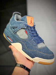 aj4 李维斯牛仔蓝