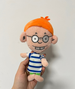 戴眼镜小人 毛绒玩具公仔人偶娃娃 可爱搞怪