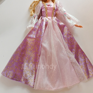 芭比长发公主裙子