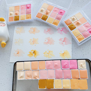 新手荷尔拜因肤色肉色皮肤色人物水彩颜料分装0.5ml