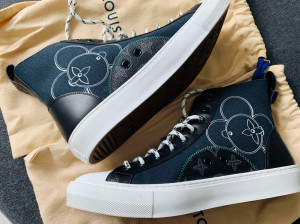 lv太阳花高帮鞋