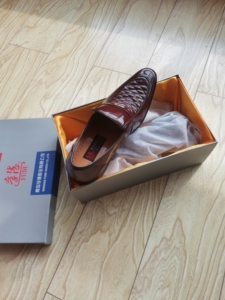 全新正品孚德皮鞋,青岛专卖店购买,头层牛皮,男士42码,超级