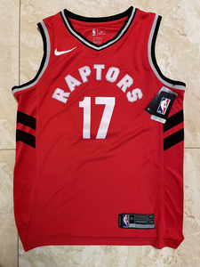 代朋友出林书豪亲笔签名多伦多猛龙队17号球衣(泰版)rmb5