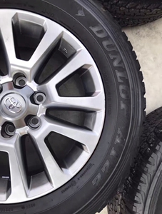 丰田霸道普拉多18寸轮毂轮胎原厂拆车265 60 18邓禄普