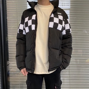 vans棉服棋盘格棉服 正确版