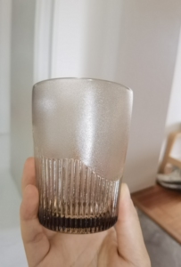 铂雅系列餐具,钠钙玻璃,四个碗,四个杯子,一个水果盘,9件套