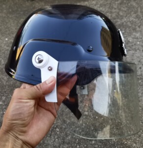 京东快递员头盔