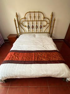 景泰蓝铜床1米5乘2米