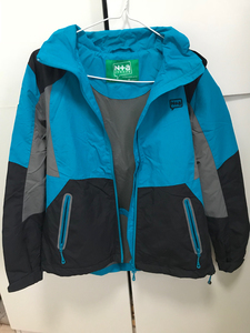 纳迪亚n a 蓝色冲锋衣 160尺码 男女同款 运动外套 登