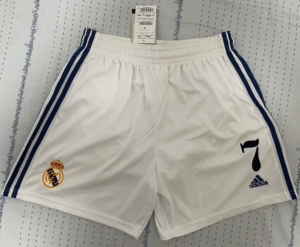 2001-02皇家马德里皇马主场球裤全新带吊牌m码