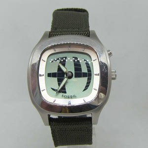 美国fossil化石led跑马动画手表big tic防水电子