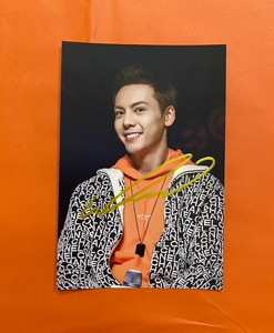 陈伟霆亲笔签名照 无仿无印刷 保真 自藏