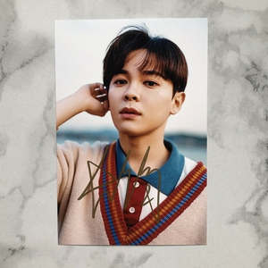 尤长靖 亲笔签名照 真签亲签