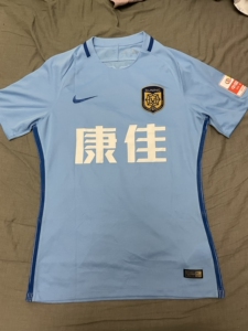 2017赛季 中超联赛 江苏舜天 江苏苏宁 落场球衣 l 假