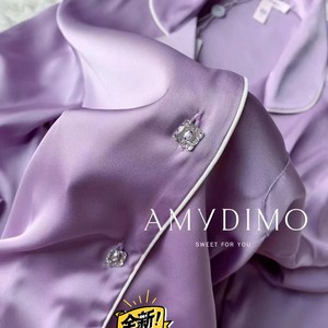 amydimo爱蜜迪茉 | 条纹缎面睡衣 amydimo爱蜜