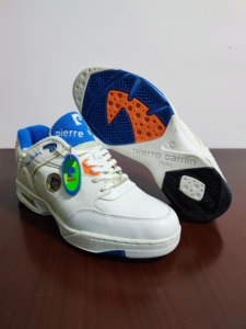 八九十年代老款皮尔卡丹旅游鞋 非李宁安踏运动鞋