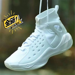 李宁音速6纯白篮球鞋