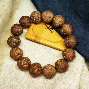 紫金鼠原籽手串(飞碟桩),规格18*17