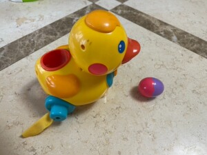 儿童玩具  澳贝下蛋鸭子 闲置在家 二手 介意者慎拍 8元