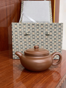 顾新君紫砂壶 一厂老料 老紫泥仿古 达观直播间购买2980