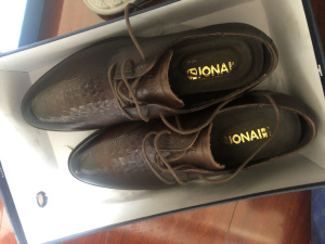 乔耐皮鞋内长255