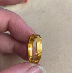 金六福珠宝 5g黄金戒指