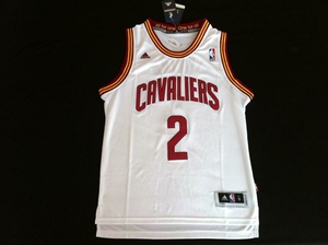 球衣 骑士队2号欧文 irving 新面料刺绣篮球服 白 蓝