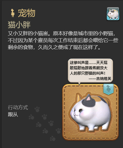 ff14 宠物 沙狐 猫小胖 水小滴 凯西幼苗一区 二区 全