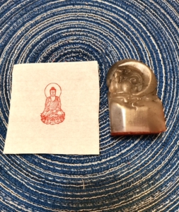 精选手工篆刻成品寿山石印章-【释迦牟尼佛造像印章】