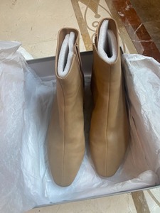 SNIDEL春夏时尚百搭纯色法式粗跟短靴马丁靴SWGS196
