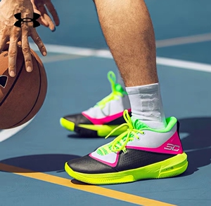 安德玛篮球鞋库里3c zero Ⅳ代迷彩配色